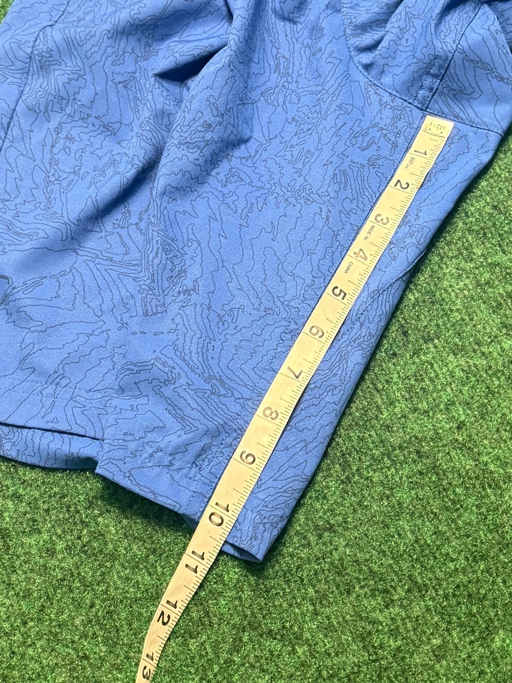 Nike Dri-Fit Golf Shorts (W33 & 10.5 inch inseam / Royal blue) - Picture 5 of 5